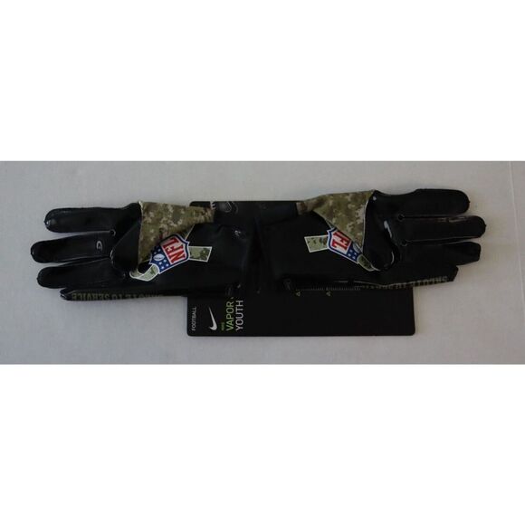 Nike Unisex Youth Sz L Salute to Service Vapor Jet 6.0 Football Receiver Gloves - Picture 2 of 4